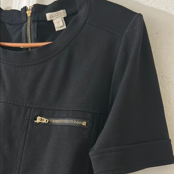 J. Crew Black and Gold Sheath Mini Dress - Picture 7 of 11